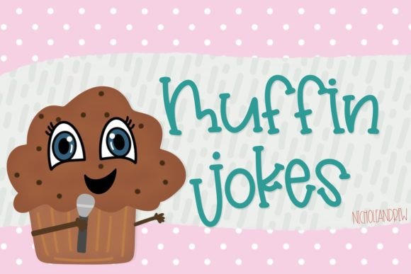 Muffin Jokes Font Poster 1