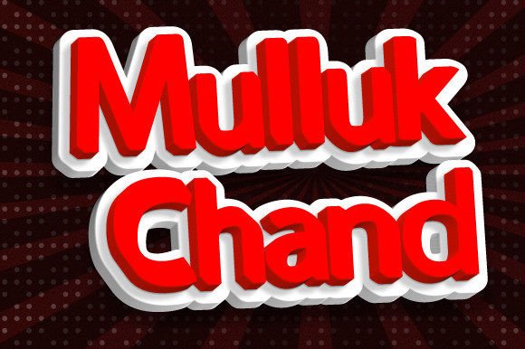 Mulluk Chand Font