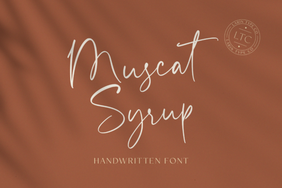 Muscat Syrup Font Poster 1