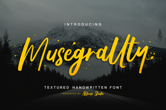 Musegrallty Font Musegrallty Font Poster 1