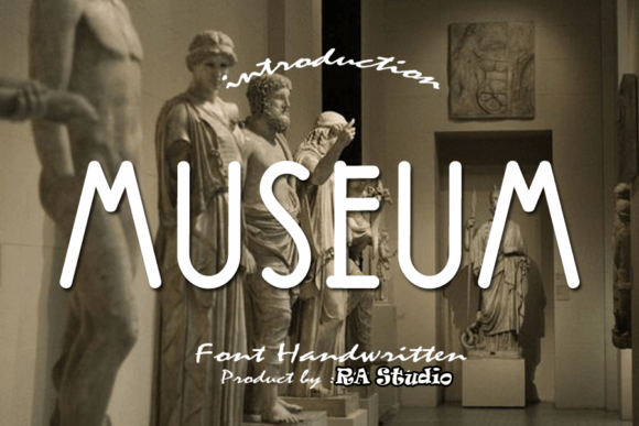 Museum Font Museum Font Poster 1