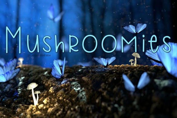 Mushroomies Font Poster 1
