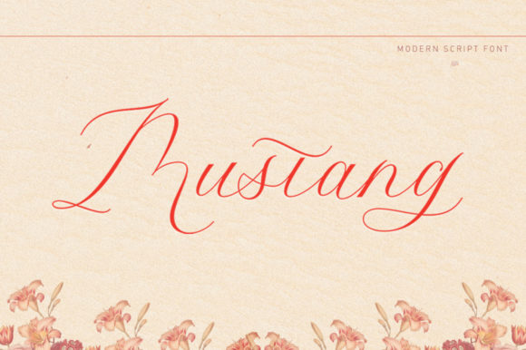 Mustang Script Font