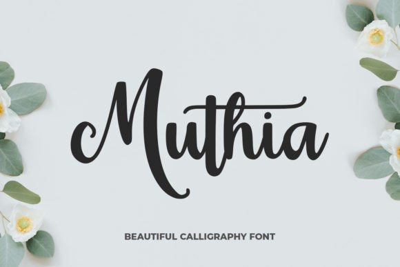 Muthia Font Poster 1