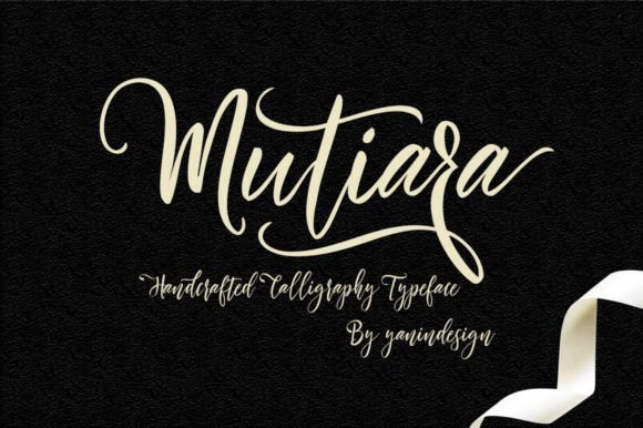 Mutiara Font Poster 1
