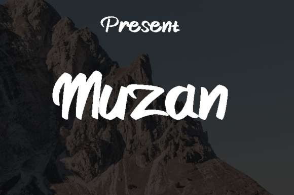 Muzan Font Poster 1