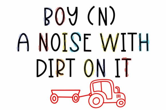 My Boy Font Poster 3