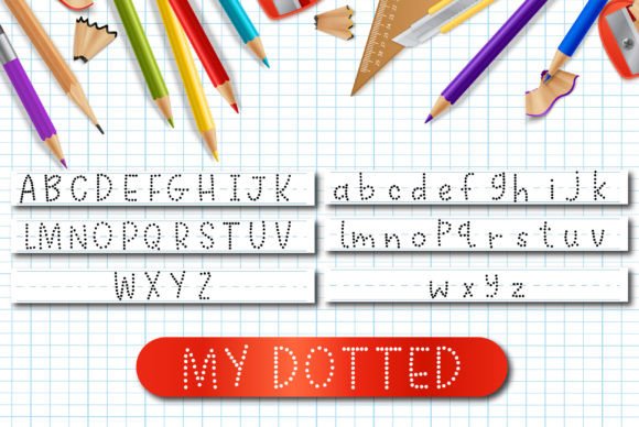 My Dotted Font Poster 1