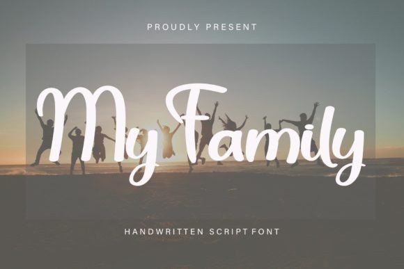 My Family Font Poster 1