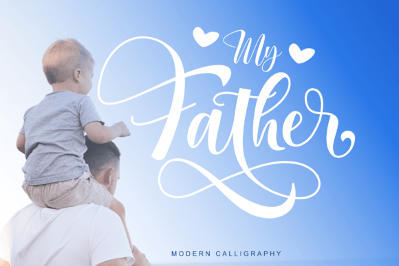 My Father Font Poster 1