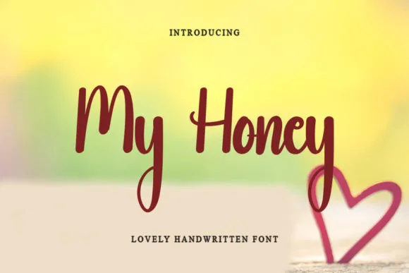 My Honey Font My Honey Font Poster 1