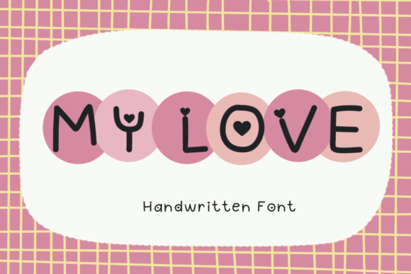 My Love Font My Love Font Poster 1