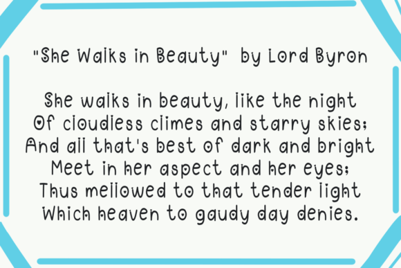 My Love Font Poster 2