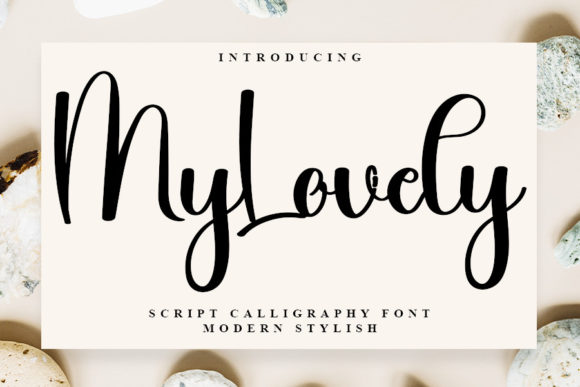 My Lovely Font Poster 1
