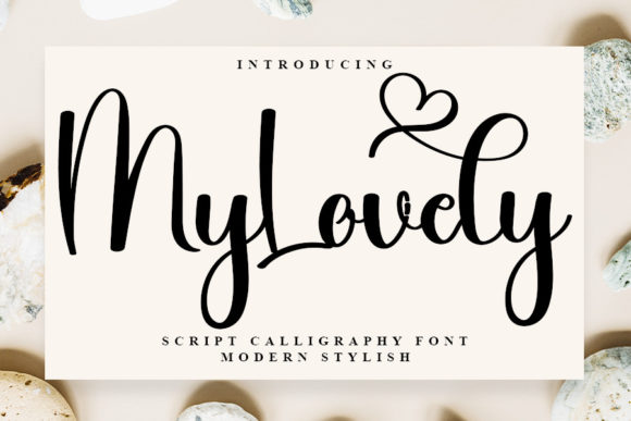 My Lovely Font Poster 2