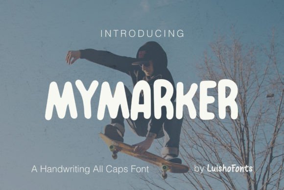 My Marker Font Poster 1