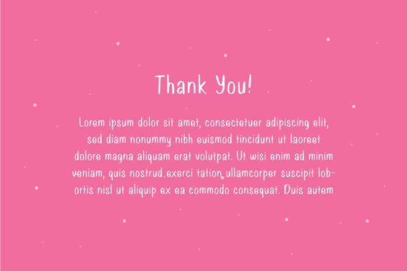 My Sister Font Poster 2