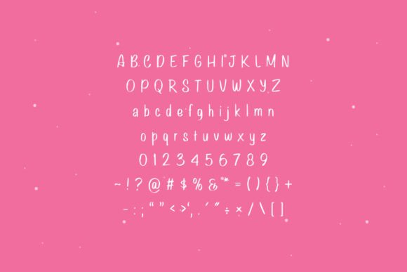 My Sister Font Poster 3
