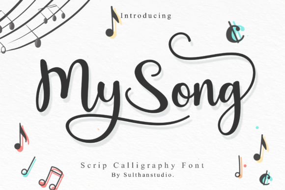 My Song Font Poster 1