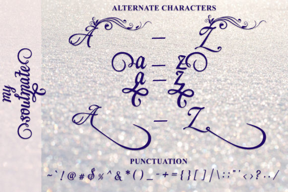 My Soulmate Font Poster 15