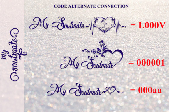 My Soulmate Font Poster 16