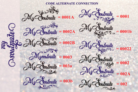 My Soulmate Font Poster 17