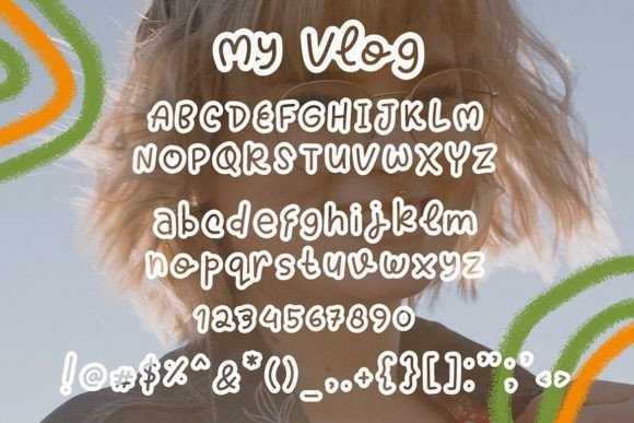 My Vlog Font Poster 7