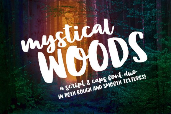 Mystical Woods Font Poster 1