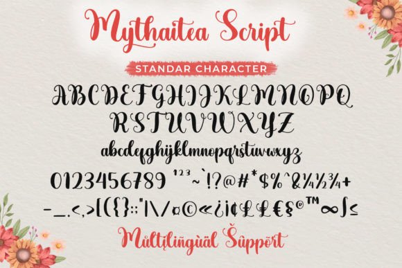 Mythaitea Font Poster 6
