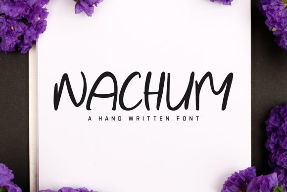 Nachum Font Poster 1