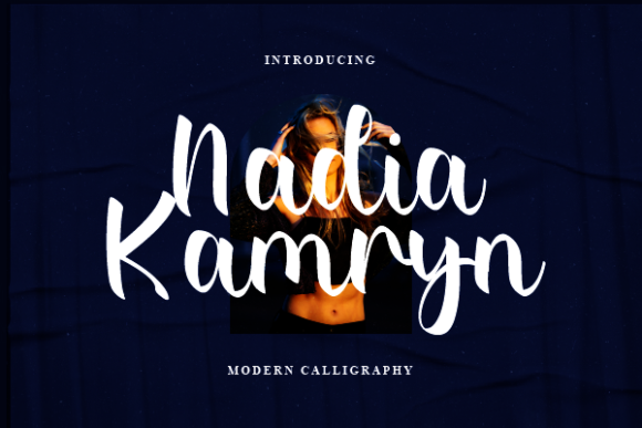 Nadia Kamryn Font Poster 1