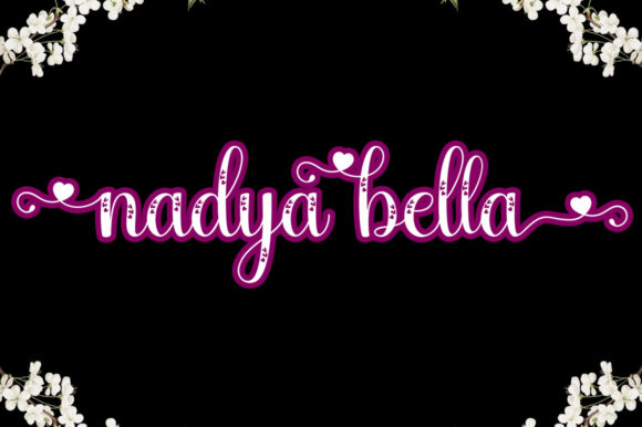 Nadya Bella Font Poster 8