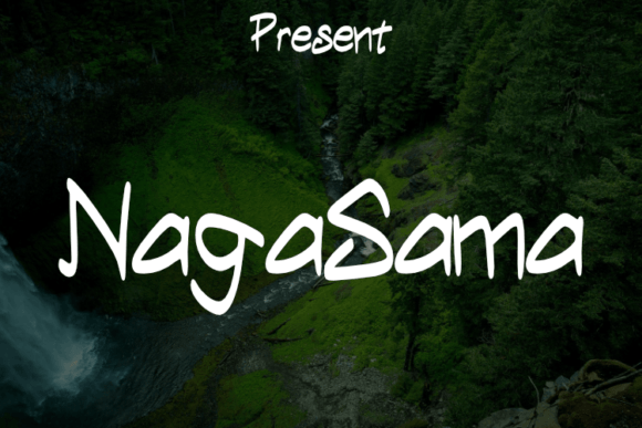 Nagasama Font Poster 1