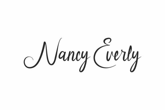 Nancy Everly Font Poster 1
