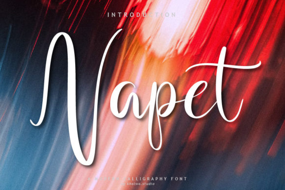 Napet Script Font Poster 1