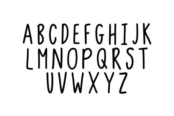 Narrow Planner Font Poster 2
