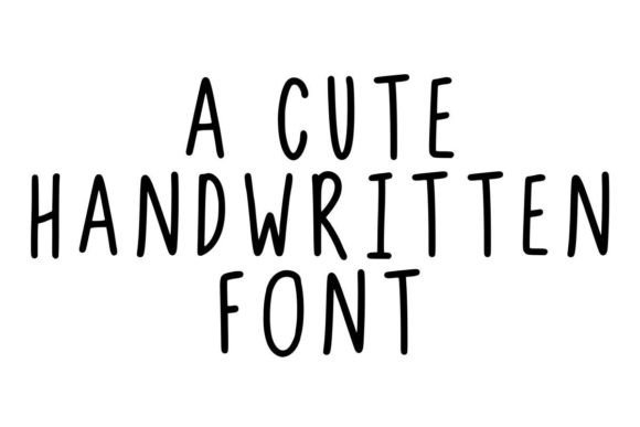 Narrow Planner Font Poster 3