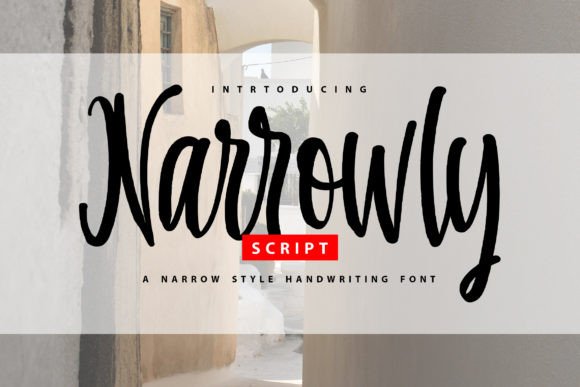 Narrowly Font Poster 1