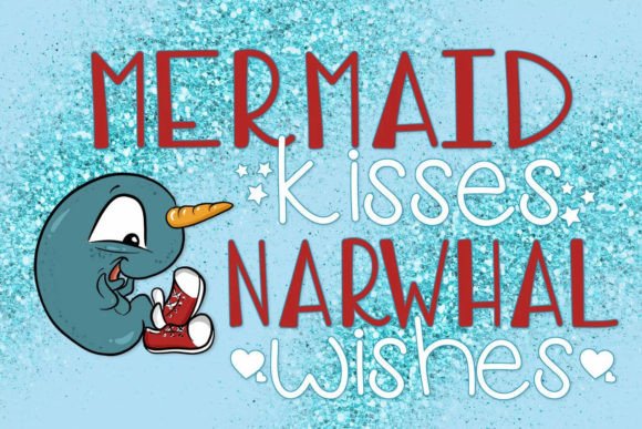 Narwhal Shoes Font Poster 5