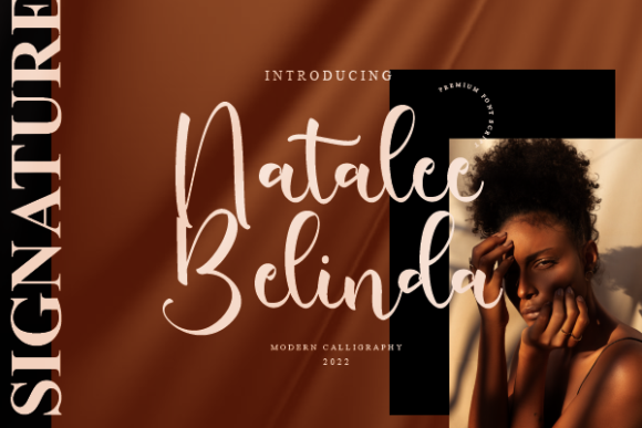 Natalee Belinda Font Poster 1