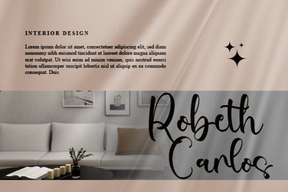 Natalee Belinda Font Poster 2