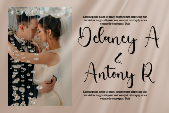 Natalee Belinda Font Poster 11