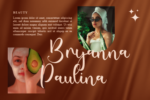 Natalee Belinda Font Poster 6
