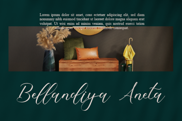 Natalia Yadira Font Poster 10