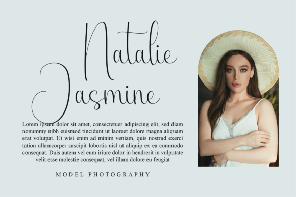 Natalie Christmas Font Poster 2