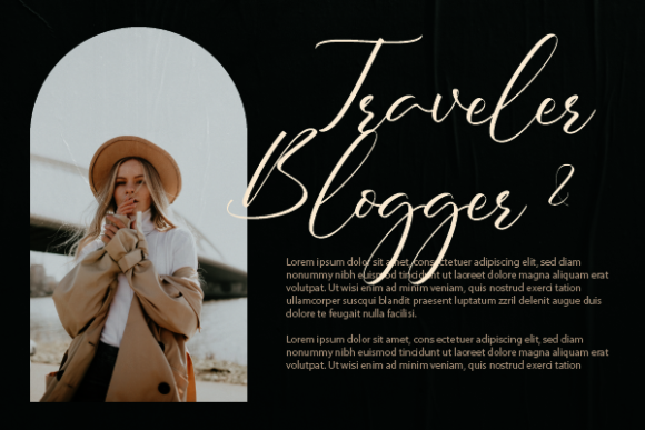 Natalie Sutherland Font Poster 5