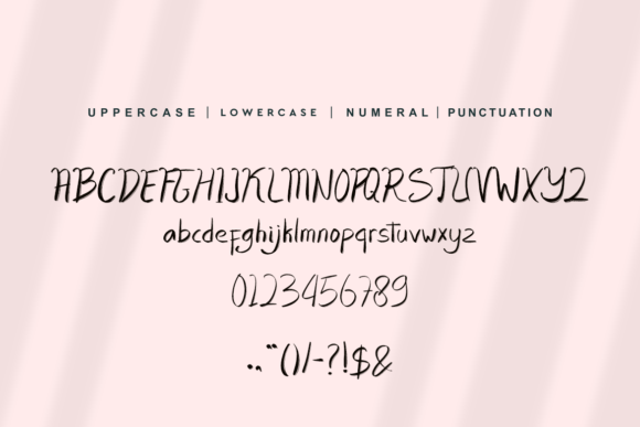 Nattaliagoni Font Poster 4