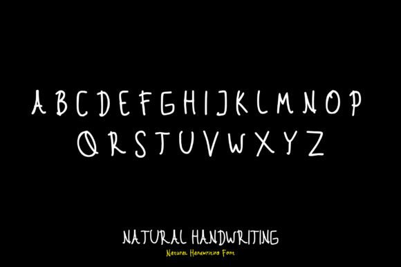 Natural Font Poster 2