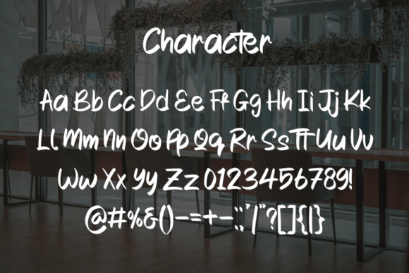 Natural World Font Poster 4
