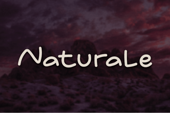 Naturale Font Poster 1